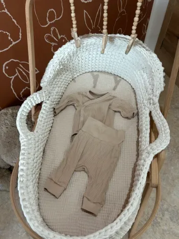 Ensemble côtelé h&m 1mois beige