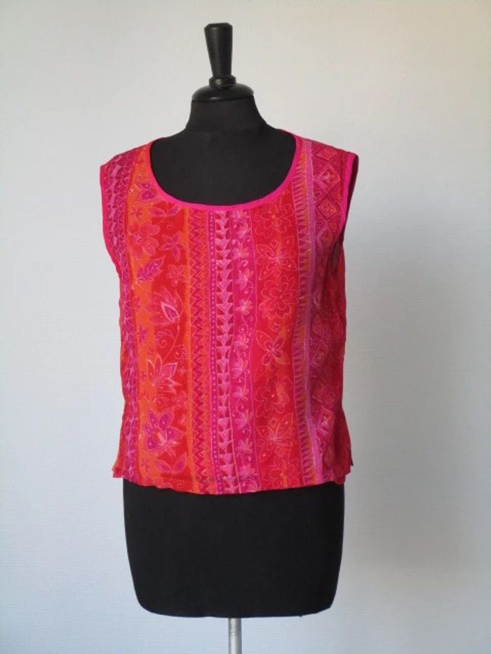 Top voile réversible 38