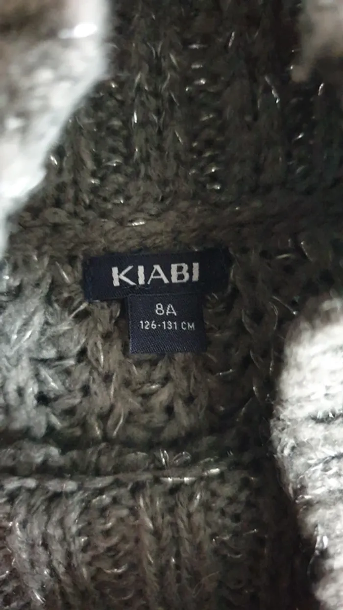 Pull gris 8 ans - photo numéro 3