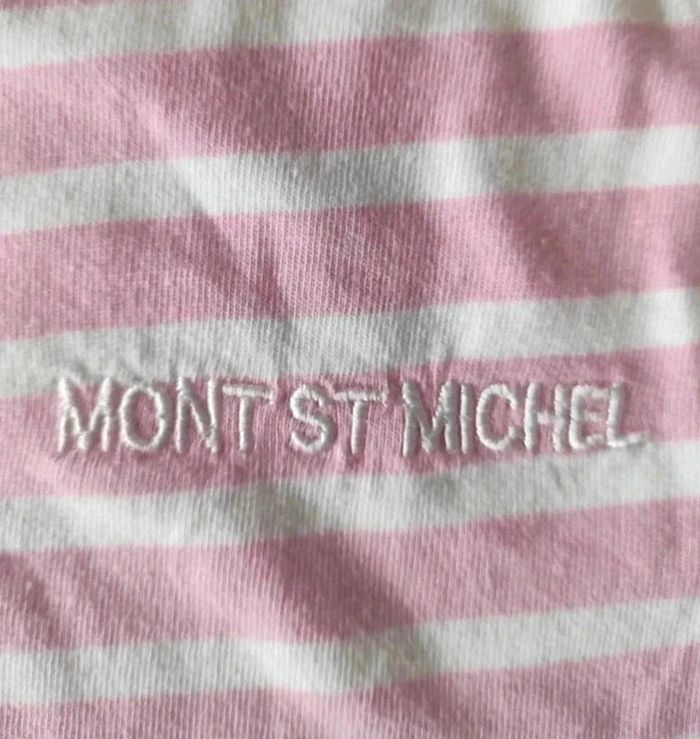 10 € Tee-shirt manches longues à rayures Mont Saint Michel 4 ans - photo numéro 2