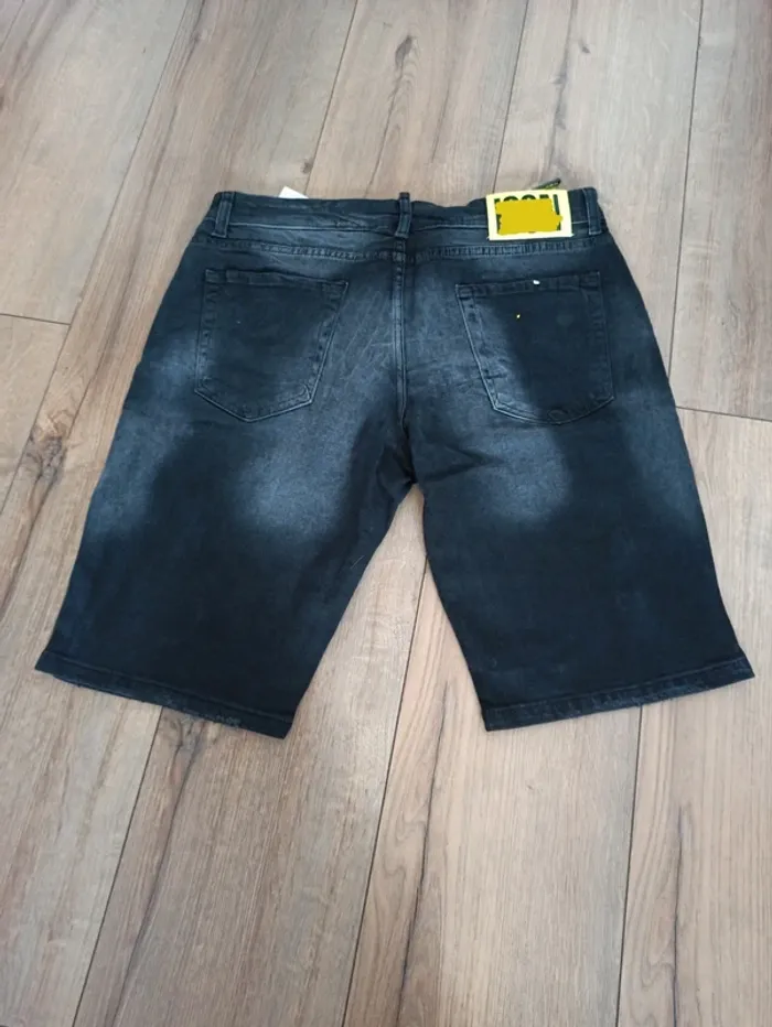 Short en jeans gris foncé homme 38US - photo numéro 2