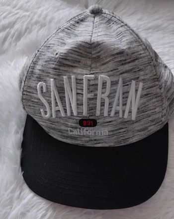 Casquette  réglable grise et noir - H&M