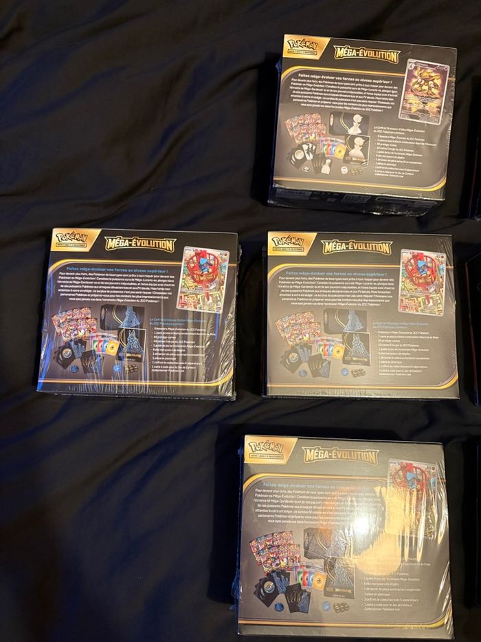 Lot de 7 ETB Pokémon Mega Évolution Avec Défaut de Scellage - photo numéro 4