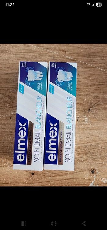 Dentifrices elmex émail clinical expert soin émail blancheur neuf 