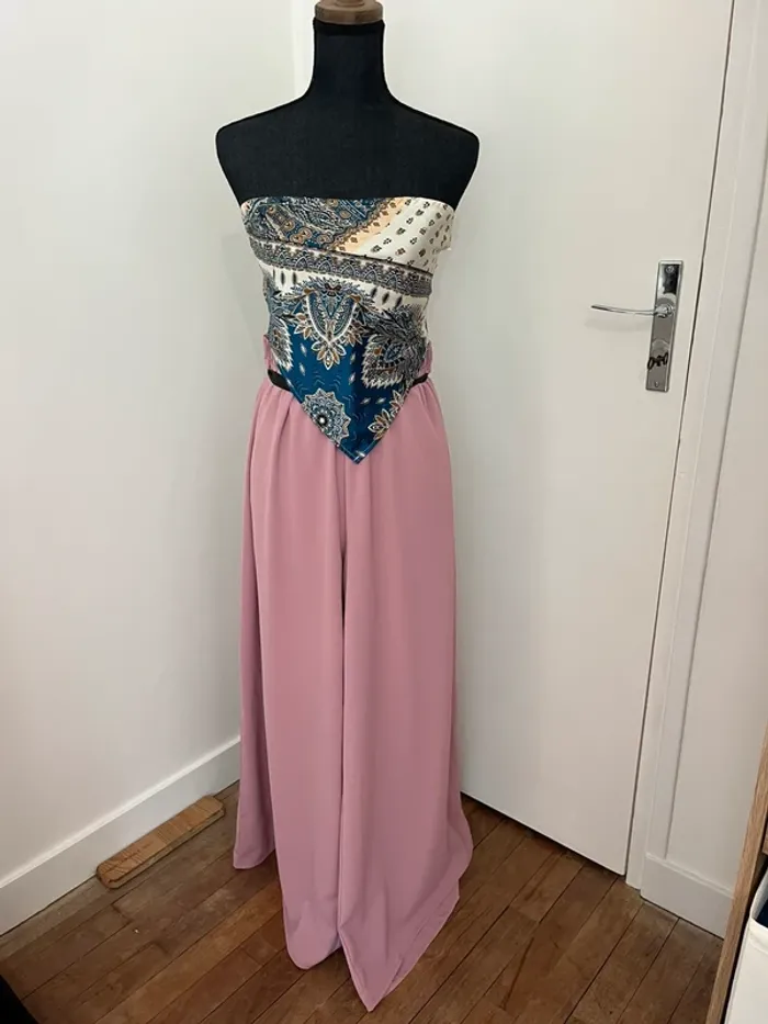 Pantalon rose doux - SHEIN - taille 38 - photo numéro 2
