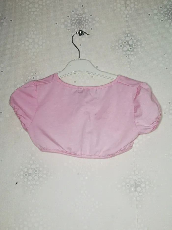 D4255 - gilet court fille 12 ans - photo numéro 2