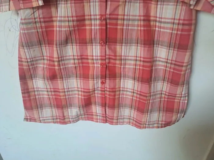 Chemise longue / Tunique à carreaux Celaia Taille 42 - photo numéro 5