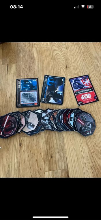 Lot cartes star wars