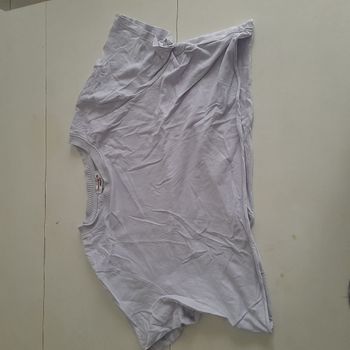 Tee shirt court lilas