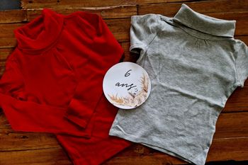 Lot de 2 sous-pulls col roulé Vertbaudet