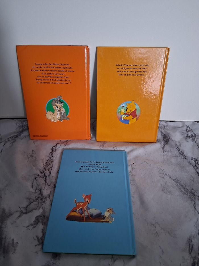 Lot de 3 livre Disney - photo numéro 2