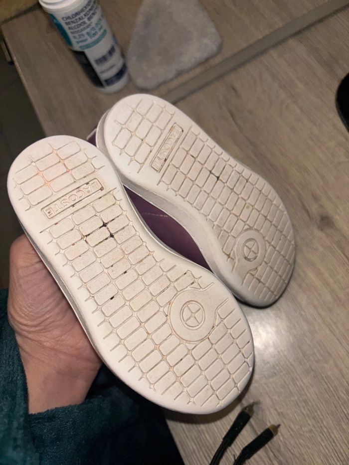 Basket Lacoste rose - photo numéro 5