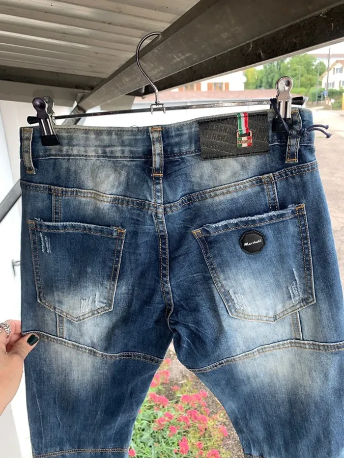 Jeans garçon neuf 14 ans , tendance , coupe droite - photo numéro 3