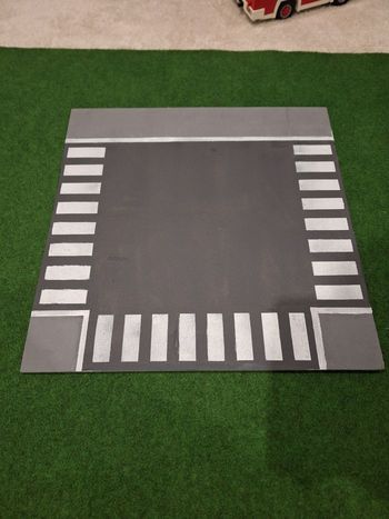 Route playmobil, intersection