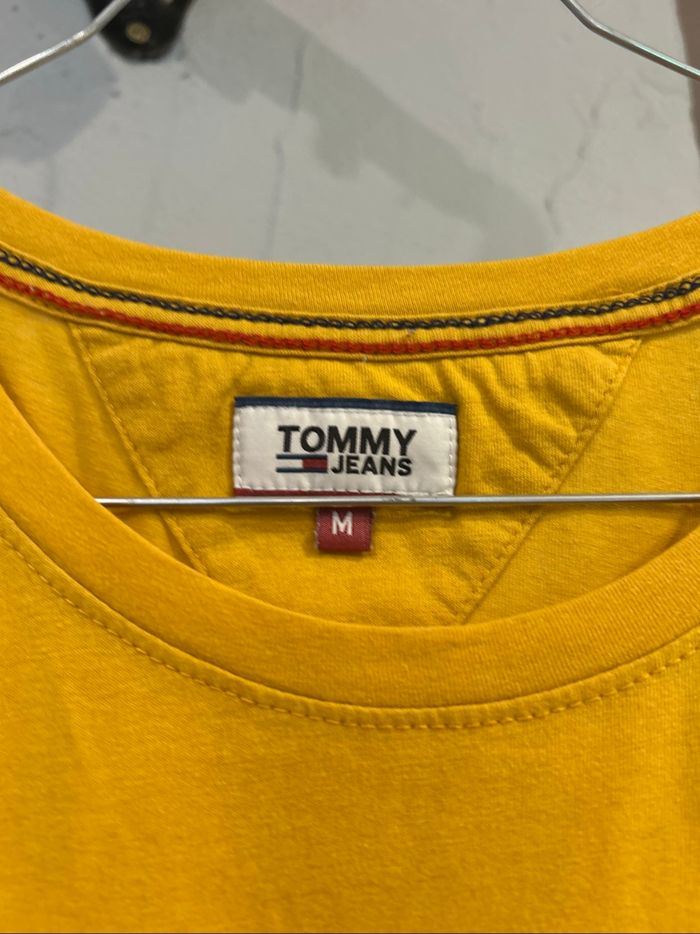 T-shirt Tommy Hilfiger Jaune M - photo numéro 3