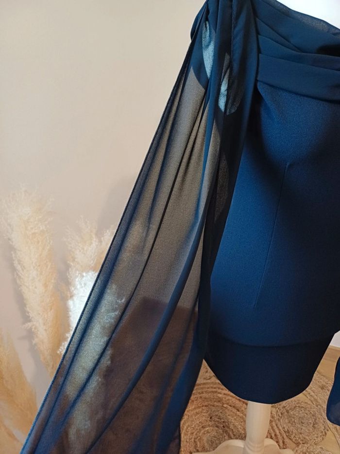 Robe chic bleue Marine Actuelle taille M 38 - photo numéro 4