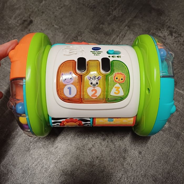 VTech - Jouet Musical Magi Rouleau Tam-Tam 3 en 1