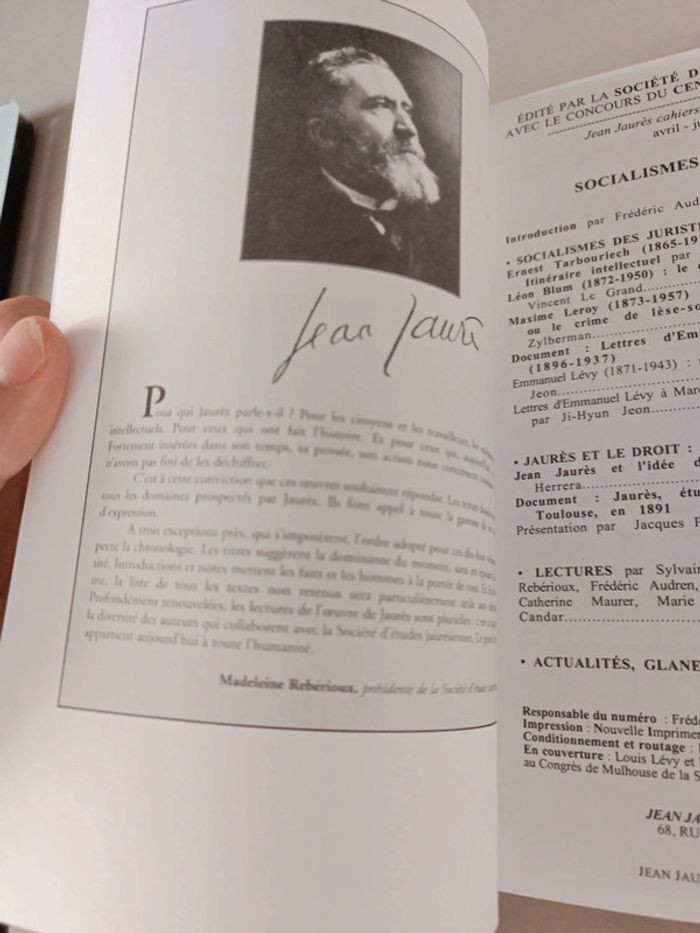 Jean Jaurès socialismes des juristes cahiers trimestriels numéro 156 - photo numéro 6