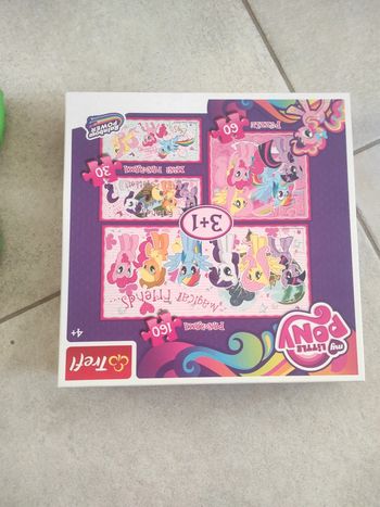 Puzzle 3 en 1 mon petit poney