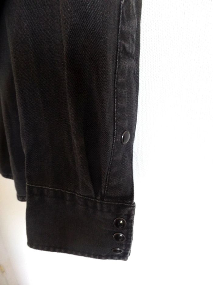 Chemise noire coupe ajustée manches longues Esprit taille XXL - photo numéro 3