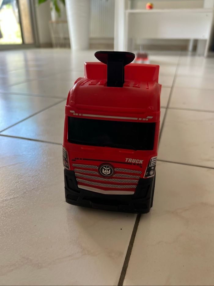 Camion jouet transformable “SPEED TRUCK” – Rampe de course intégrée – 1m90 déplié - photo numéro 3