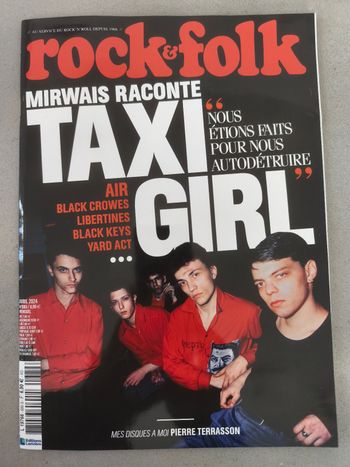 Taxi Girl Magazine Rock&Folk 2025