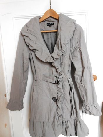 Trench gris clair No excuse T.38