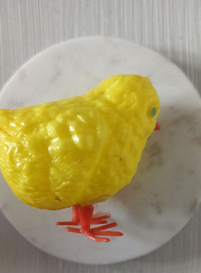 🐤 Figurine poussin jaune vintage 🐤 - photo numéro 2