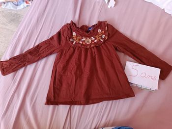 Tee shirt chemise sergent major 5 ans