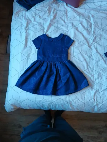 Robe de soirée manches courtes 3 ans