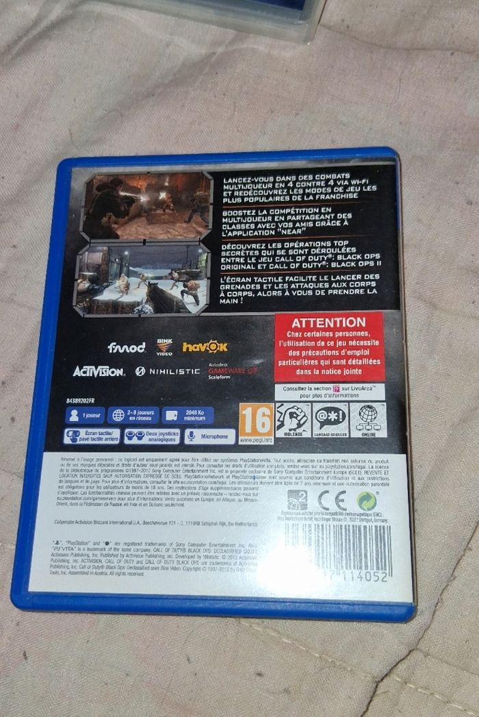 Call of Duty Black Ops Declassified Ps Vita - photo numéro 2