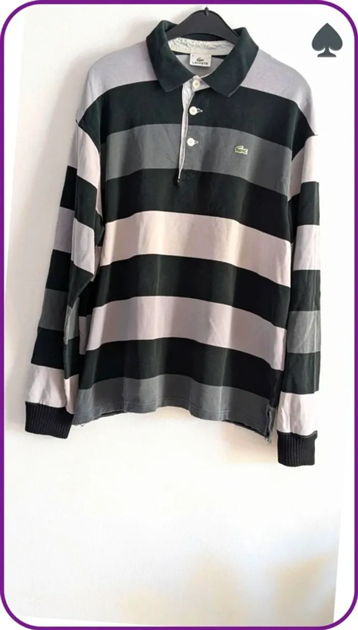 Polo manches longues homme Lacoste XL