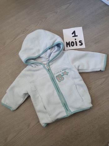 Gilet 1mois polaire