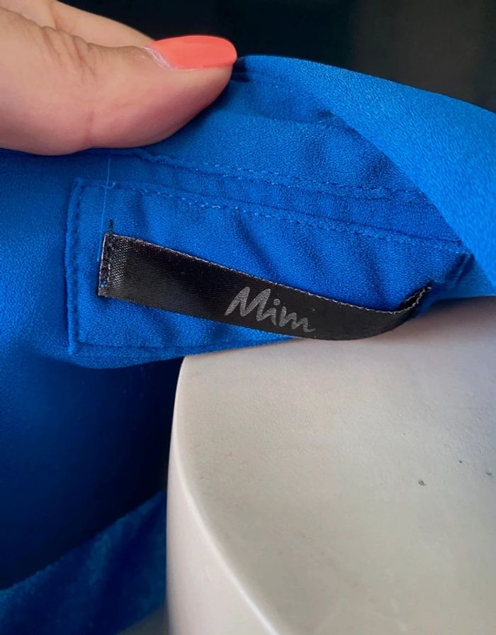 Blouse bleue électrique Mim taille 36 - photo numéro 2