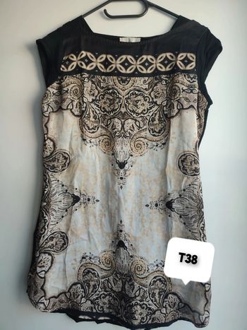 Blouse motif géométrique