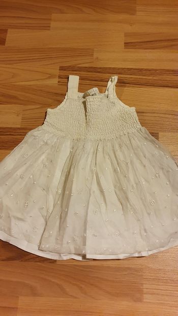 robe cérémonie bretelles 18 mois