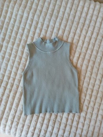 Top en maille neuf 9/10ans Zara 🩵🌼