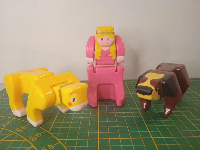 vintage figurines  jouets double dooz mattel