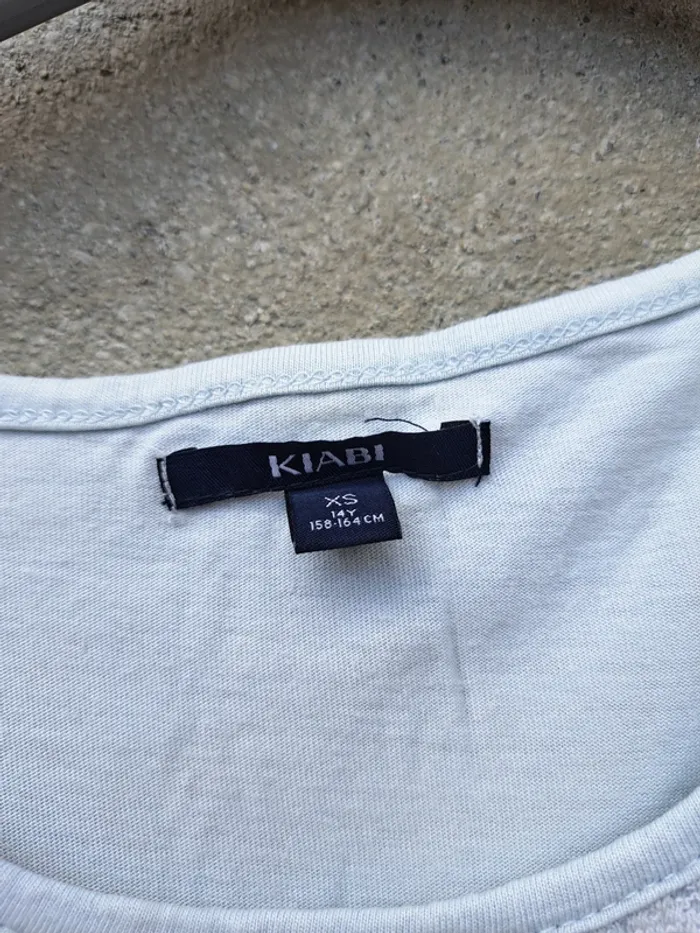T-shirt ample bleu - photo numéro 3