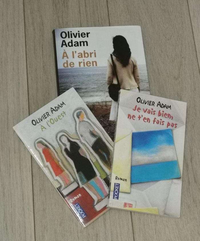 Lot de 5 romans d'Olivier Adam