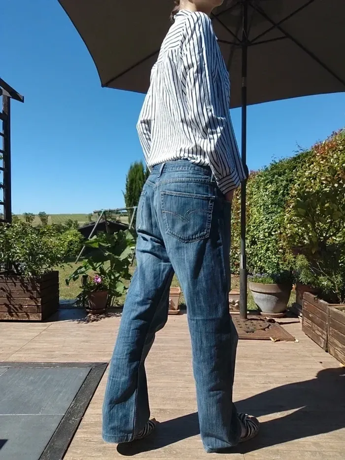 Pantalon droit med rise Bolton T42/44 - Lee Cooper [modèle LC110B] - photo numéro 5