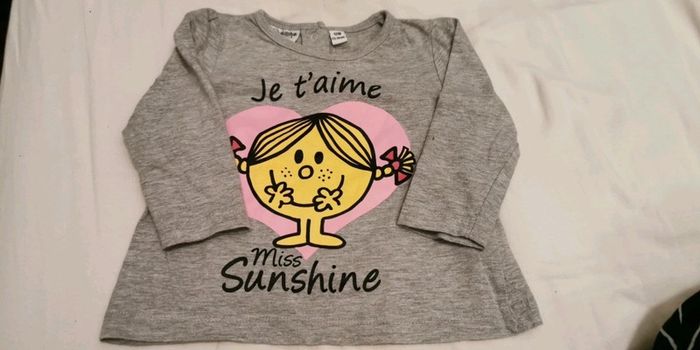 T shirt monsieur madame 12 mois