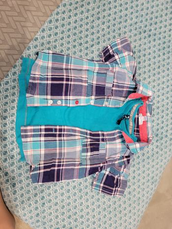 Ensemble chemise + T-shirt 18mois