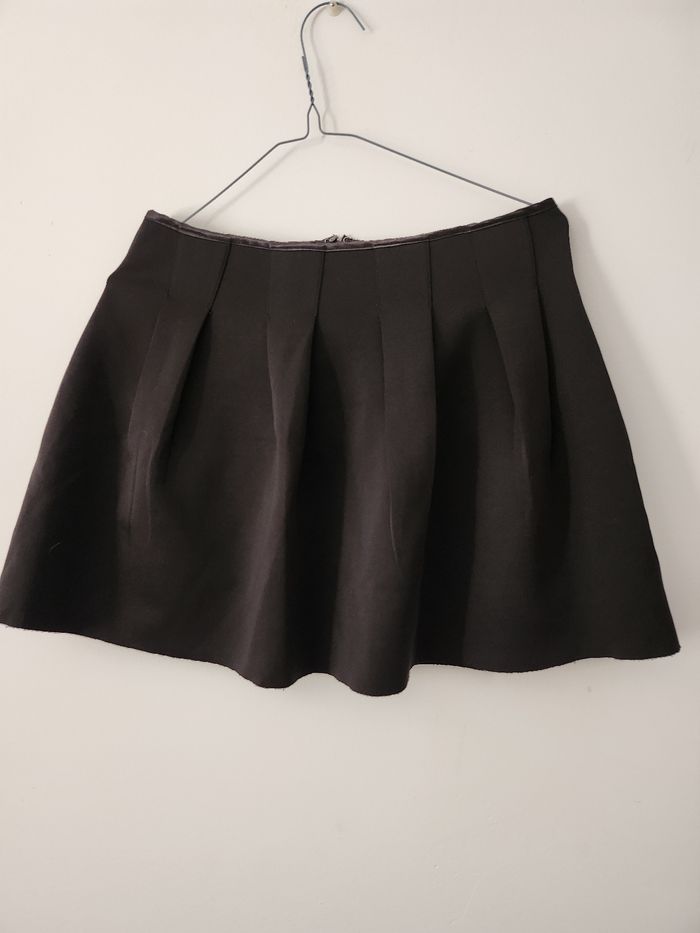 Jupe plissée noir