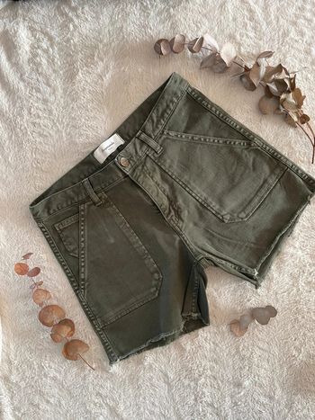 Short stylé vert 34 femme