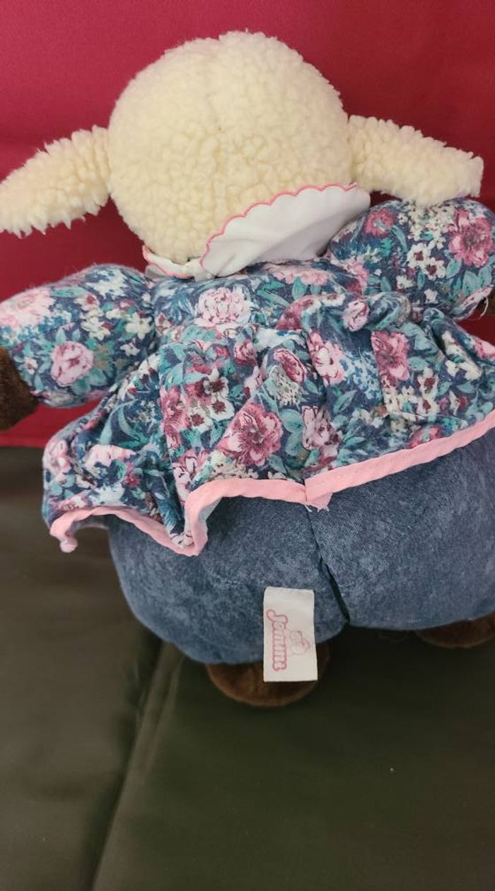 peluche vintage mouton jemini - photo numéro 3