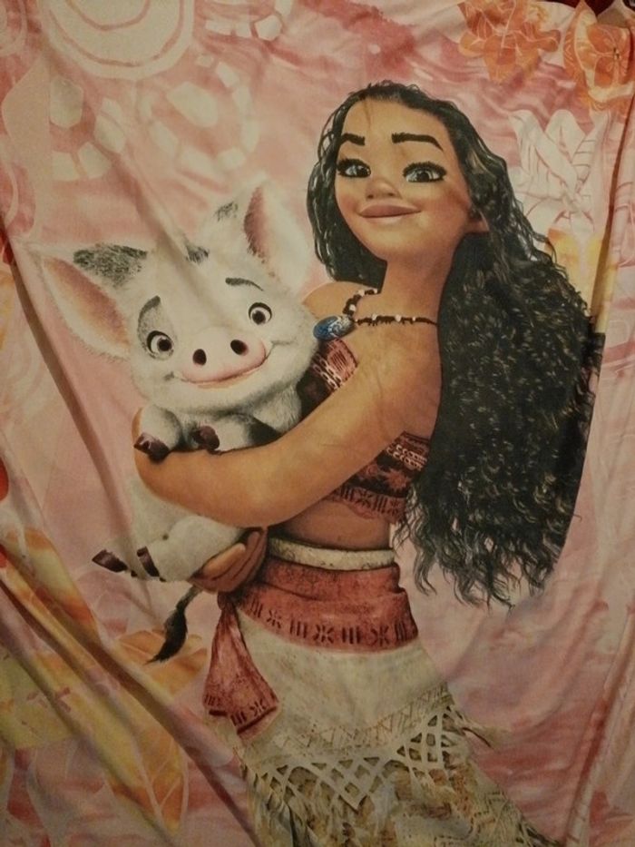Housse de couette vaiana et taie disney - photo numéro 2