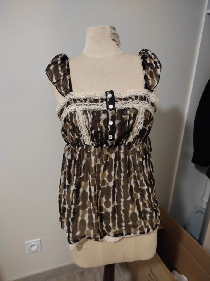 Blouse débardeur taille L