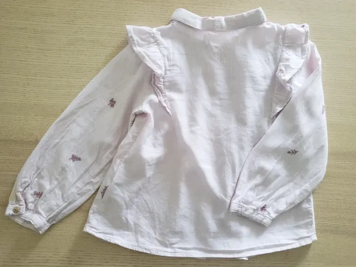 Chemisier léger à motifs Zara - photo numéro 4