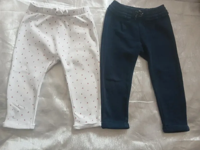 Lot de 2 pantalons souples 36 mois